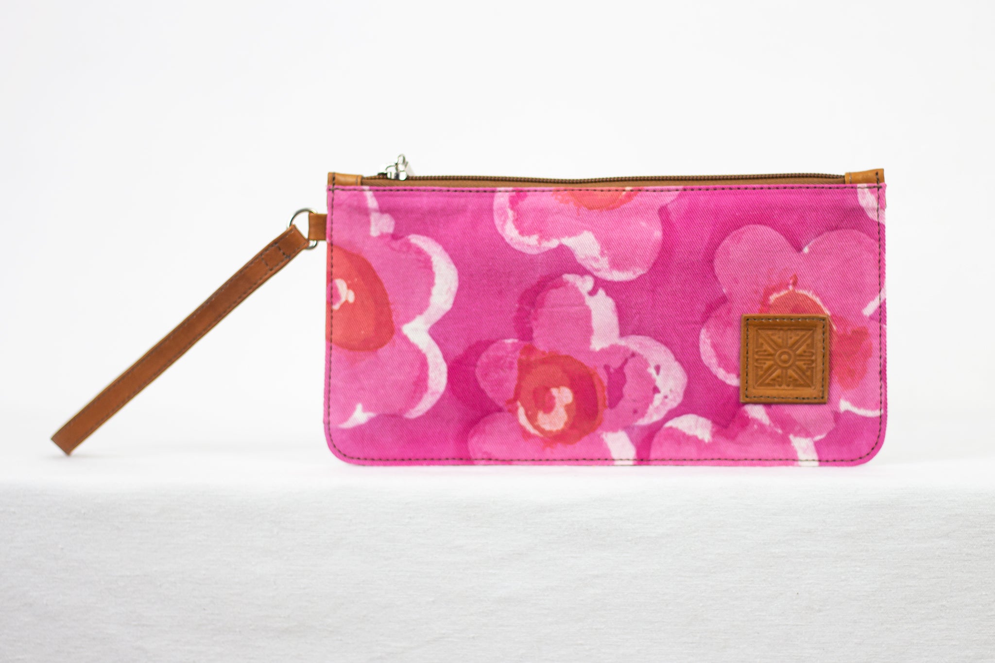 Wrist Clutch - Lantana Pink