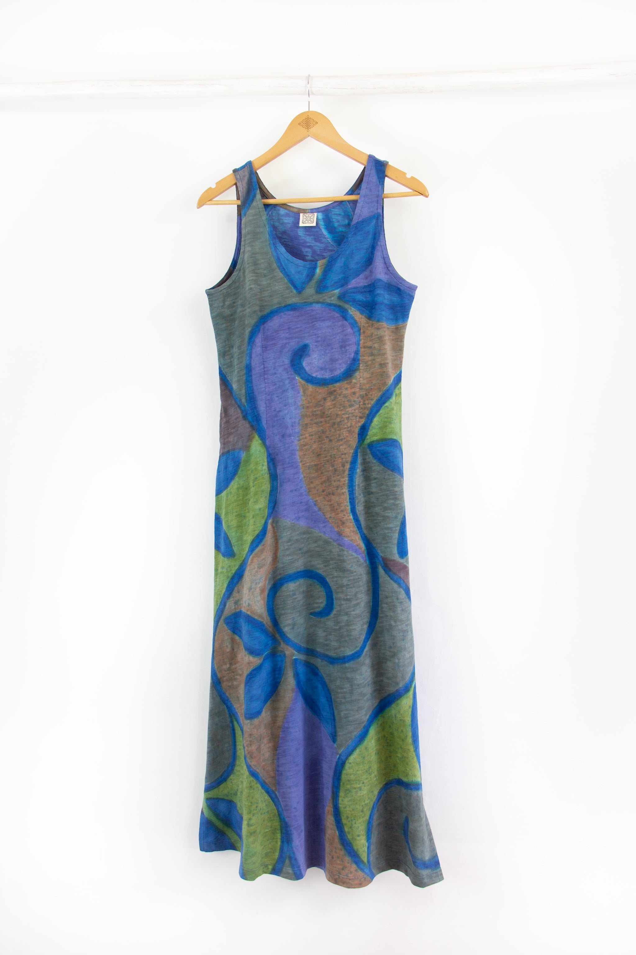 Tank Dress Long - 7704L - D'Vine - Sapphire