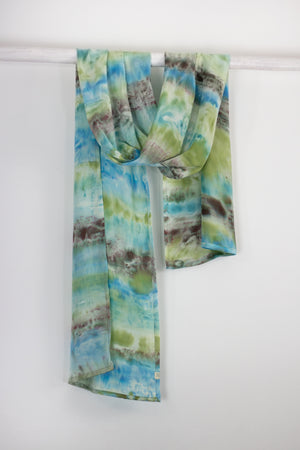 Hand Painted Silk Scarf - Soul Fusion