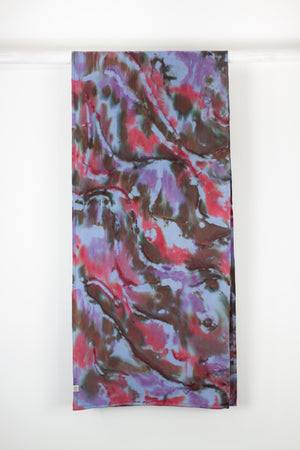 Hand Painted Silk Scarf - Confucius - Aura