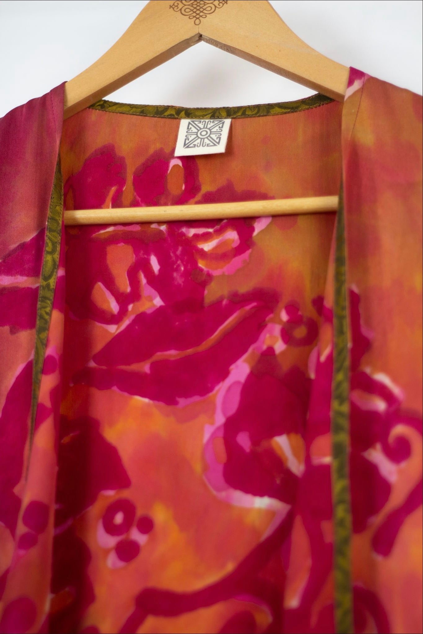 Hand Painted Silk Kimono - VinO