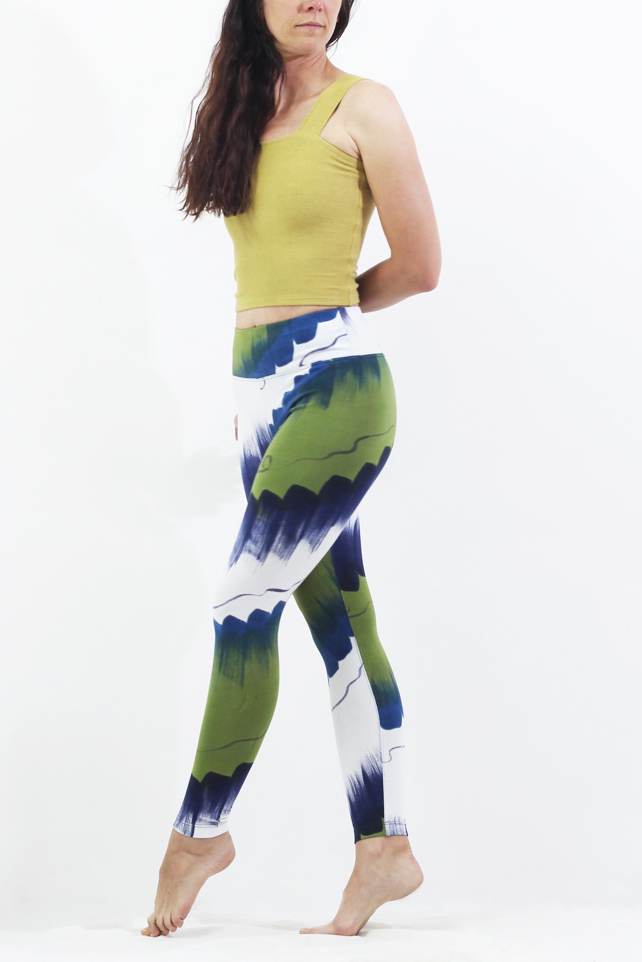 Hand Painted Leggings or Crops - Ribbons of Joy