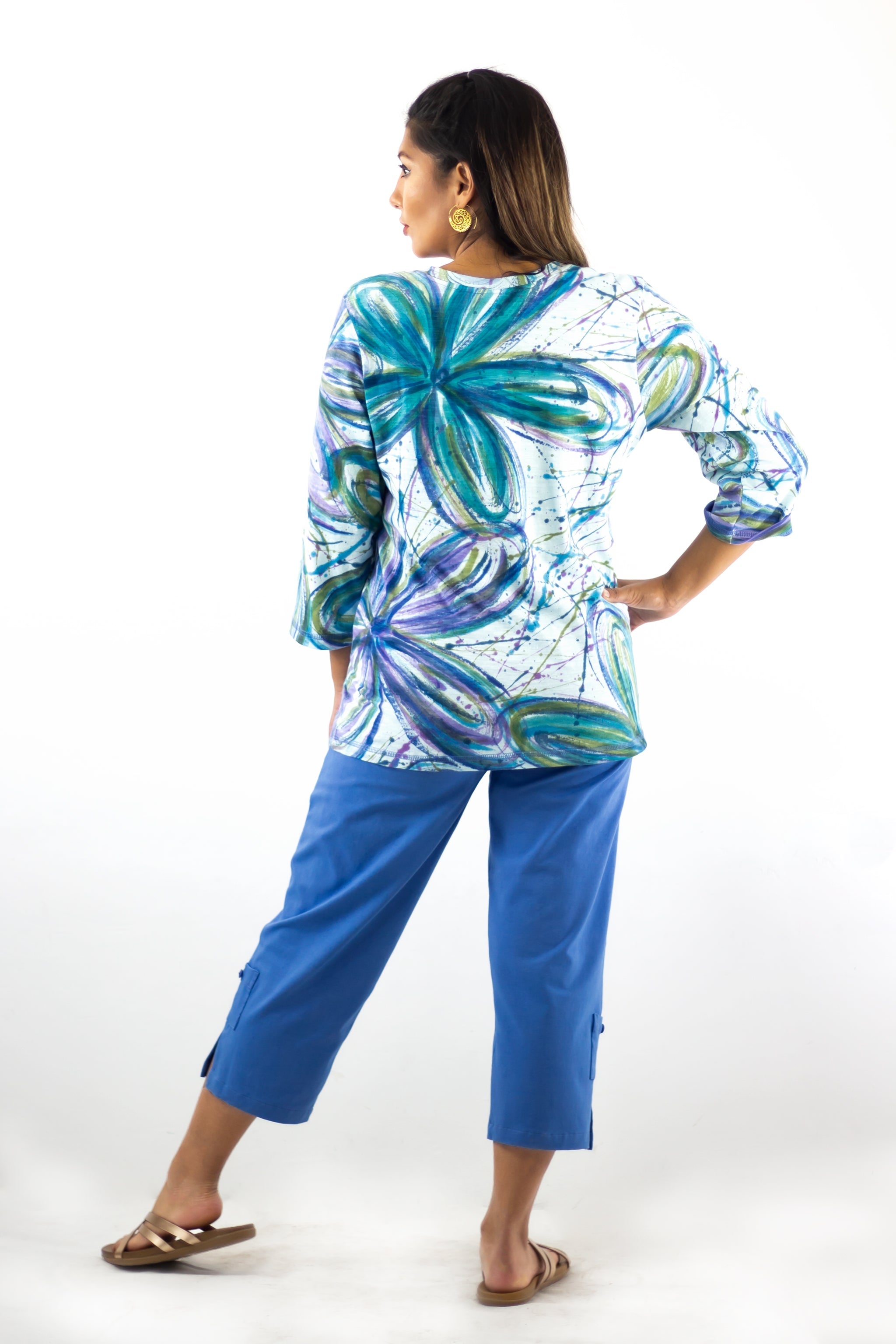 SVTee 1099.2 - Flower Power Blues
