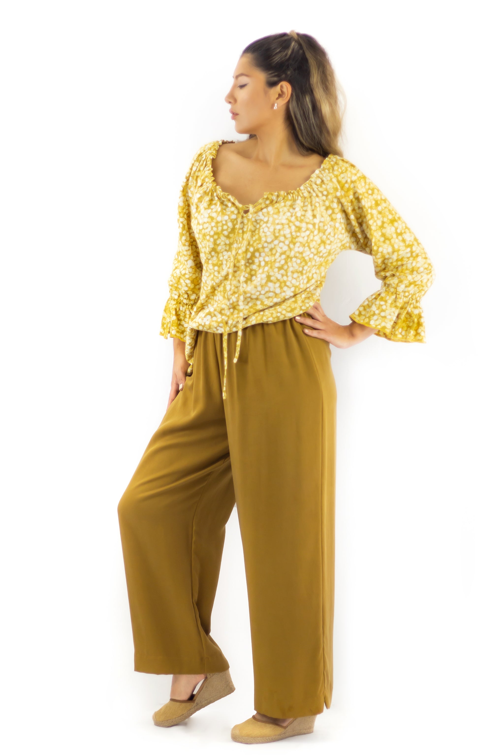 Peasant Blouse J139 - Particulars Golden