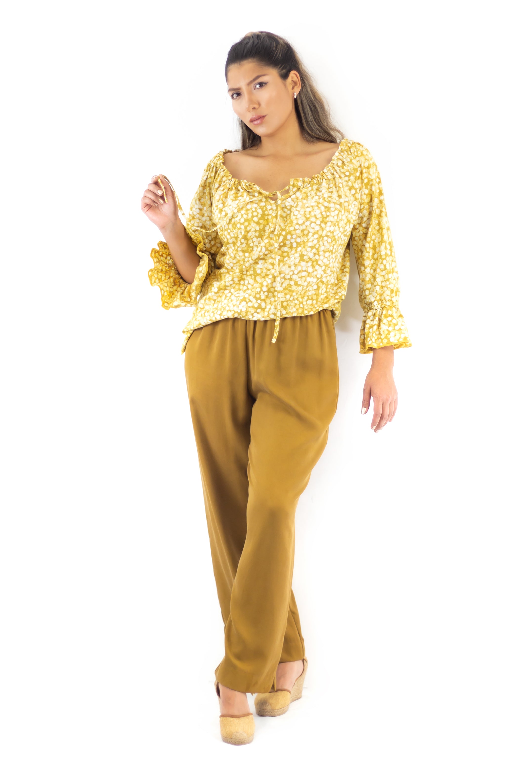 Peasant Blouse J139 - Particulars Golden