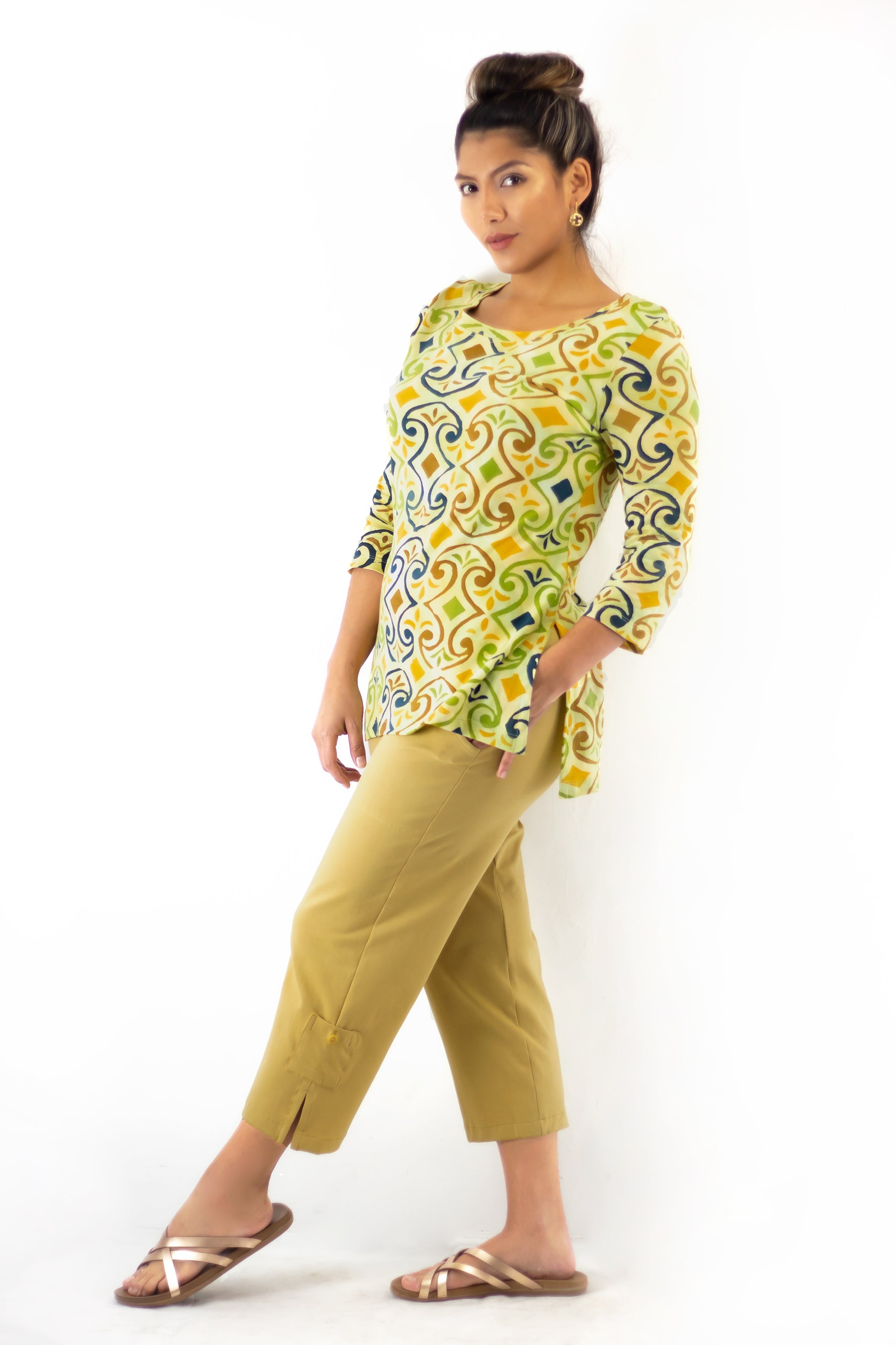 Sara Tee 3/4 - Fleur de Mur Light